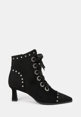 Morvella Pointed Studded Boots EU 39