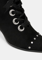 Morvella Pointed Studded Boots EU 39