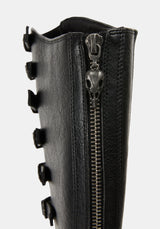 Velmora Tall Multi Buckle Platform Boots