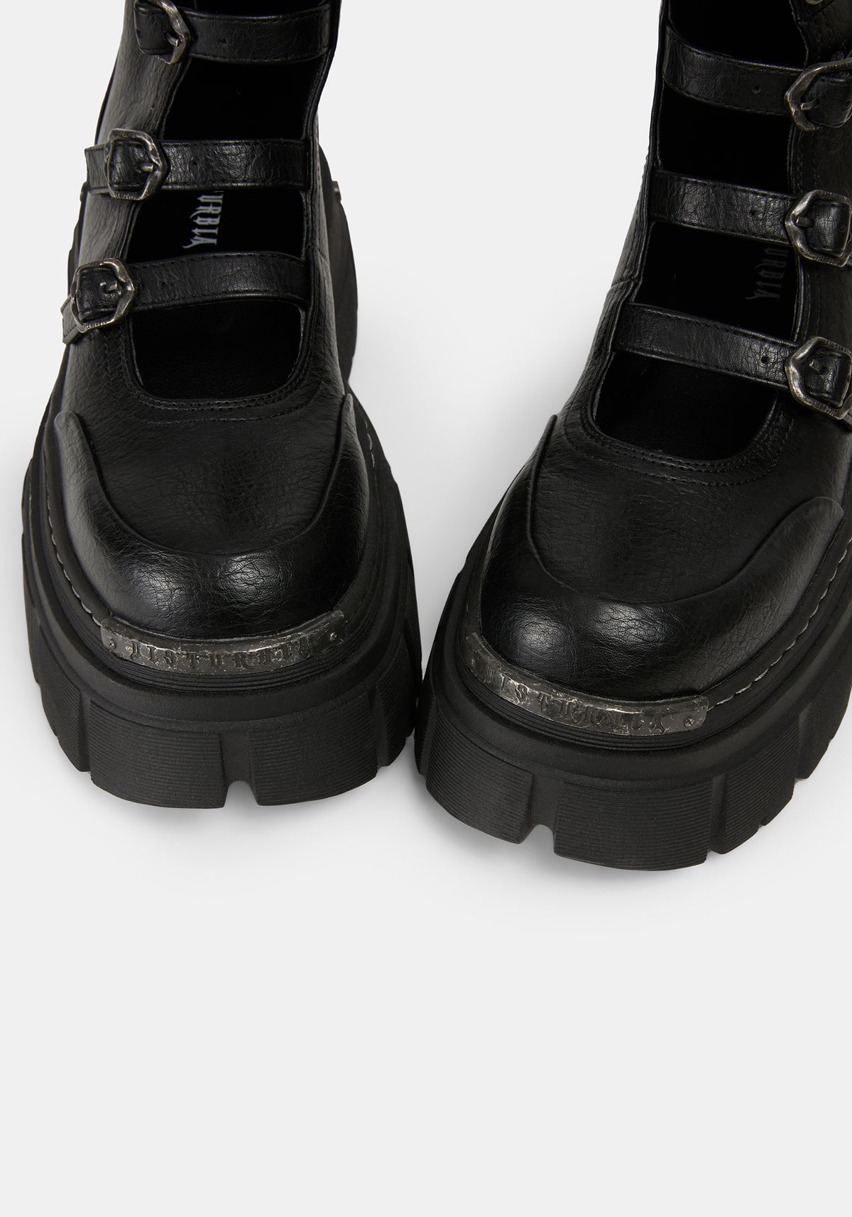 Velmora Tall Multi Buckle Platform Boots