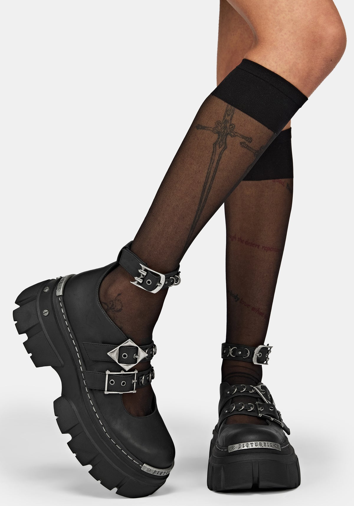 Bridget Platform Mary Jane Shoes US 8