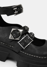 Bridget Platform Mary Jane Shoes US 8