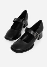 Hina Floral Buckle Mary Jane Shoes