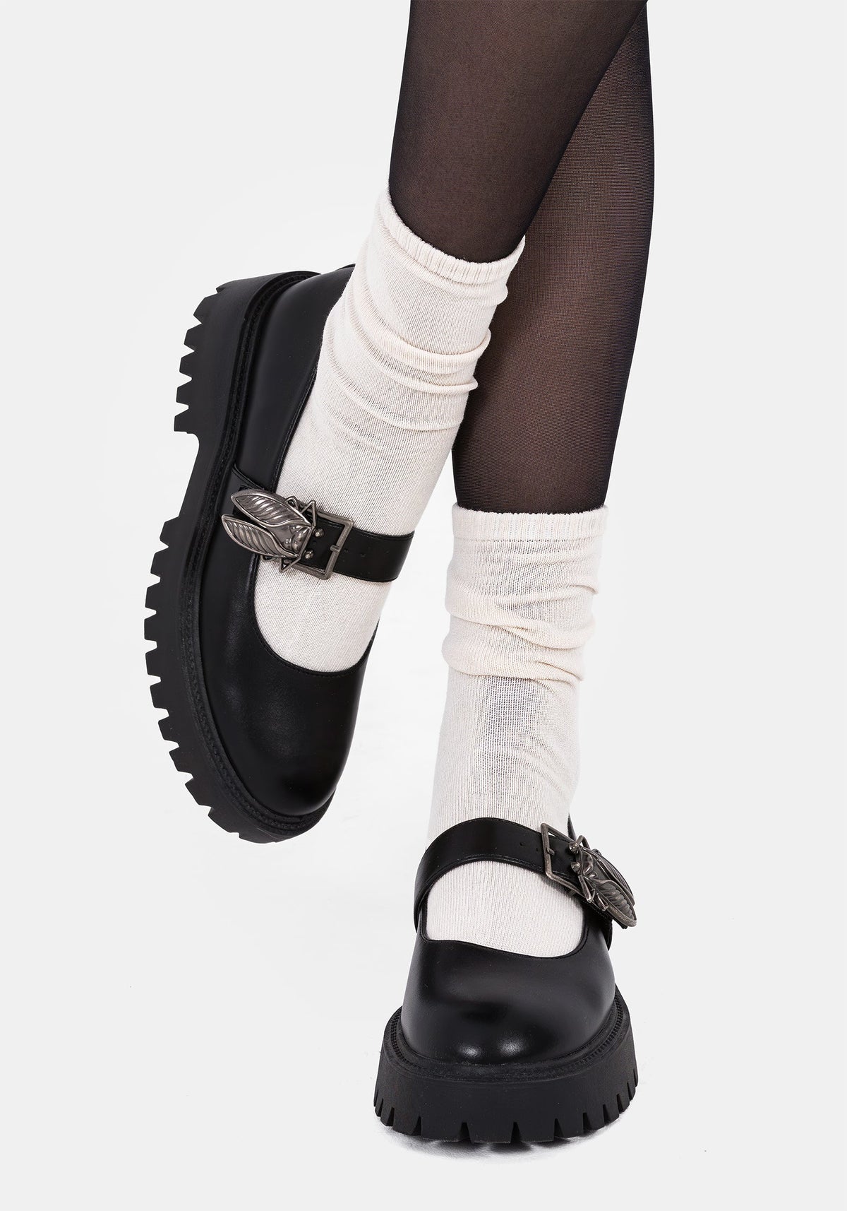 Swarm Käfer Schnalle Mary Jane Shoes