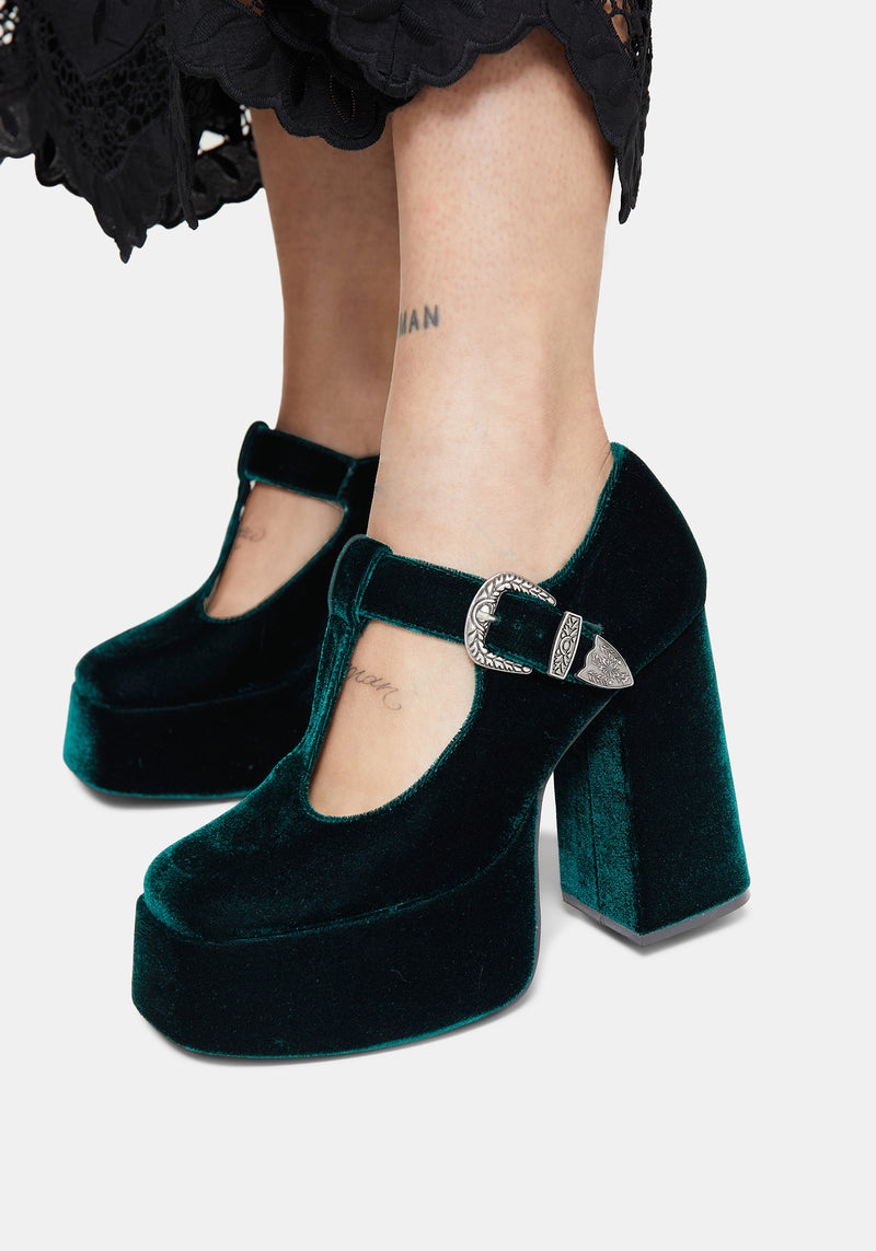 Sybil Velvet Mary Jane