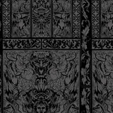 Fracture Cathedral Print Smock Mini Dress