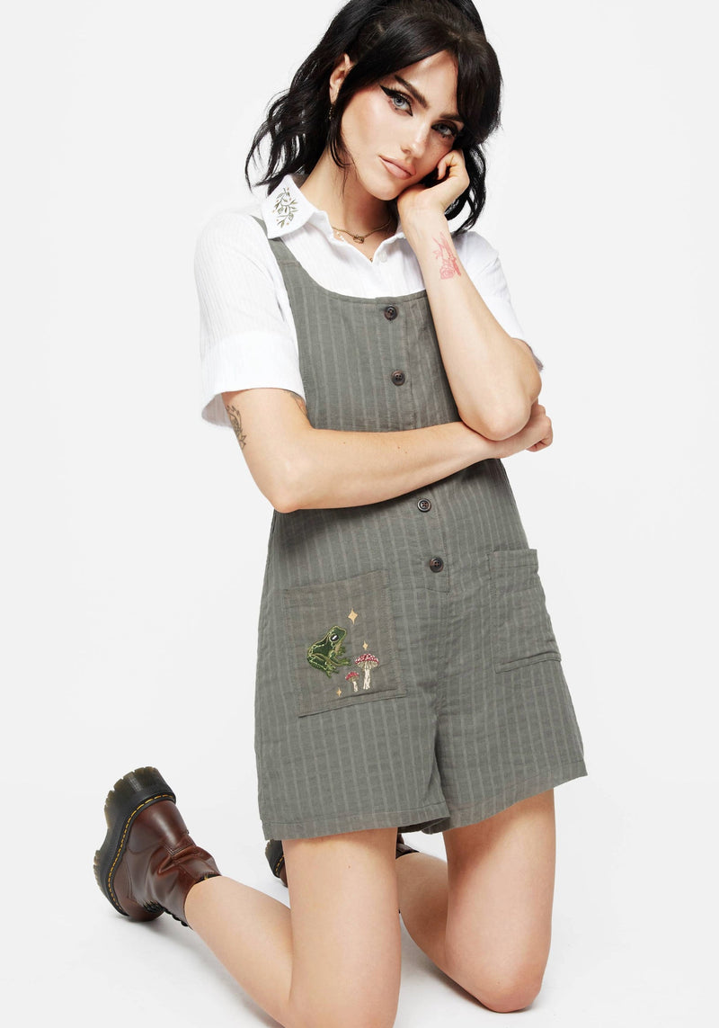 Koax Baumwolle Bestickt Cami Overall