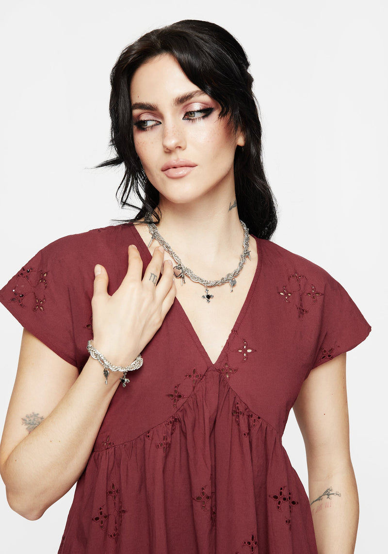 Eilir Twisted Vintage Charm Necklace