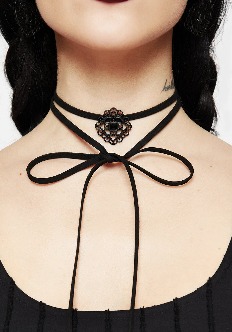 Elaine Cord Ornate Choker