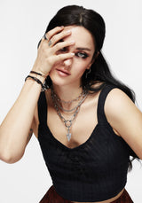 Larkin Spear Layered Chain Necklace