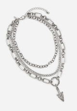 Larkin Spear Layered Chain Necklace