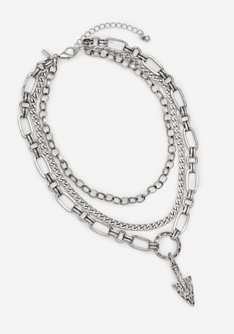 Larkin Spear Layered Chain Necklace