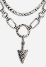 Larkin Spear Layered Chain Necklace