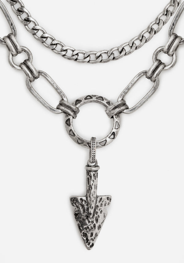 Larkin Spear Layered Chain Necklace