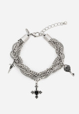 Eilir Twisted Vintage Charm Bracelet