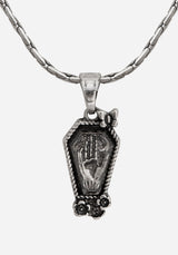 Arbor Coffin Pendant Necklace