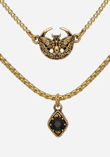 Ciela Moon Moth Layered Necklace