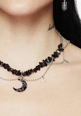 Asrai Moon Pendant Necklace