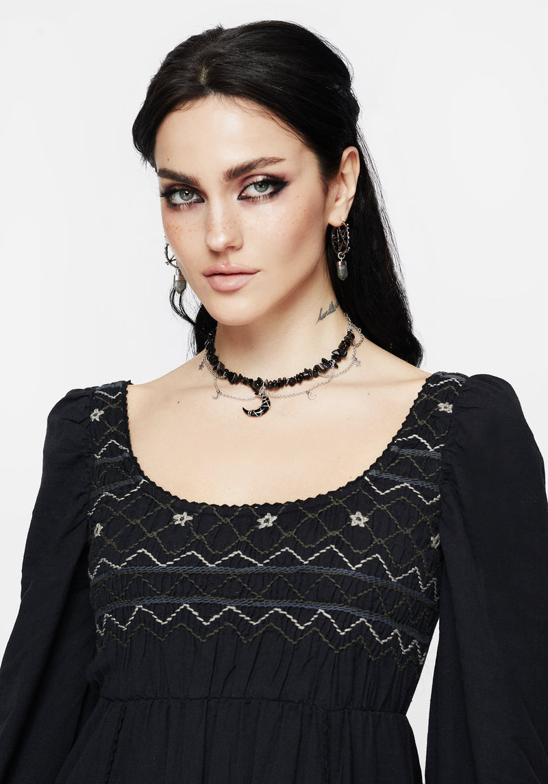 Asrai Moon Pendant Necklace