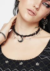 Asrai Moon Pendant Necklace