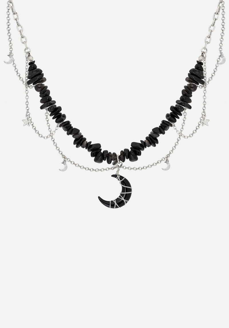 Asrai Moon Pendant Necklace