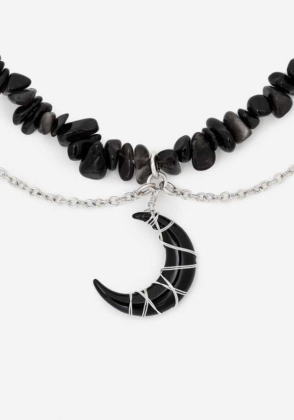 Asrai Moon Pendant Necklace