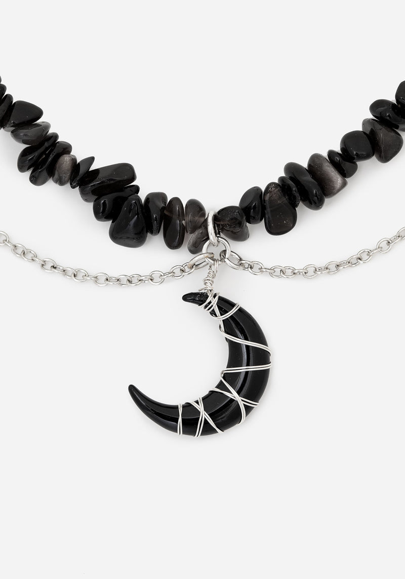 Asrai Moon Pendant Necklace