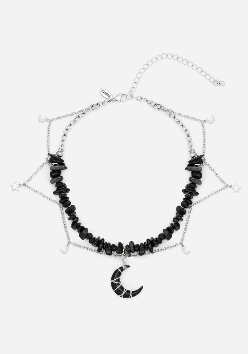 Asrai Moon Pendant Necklace