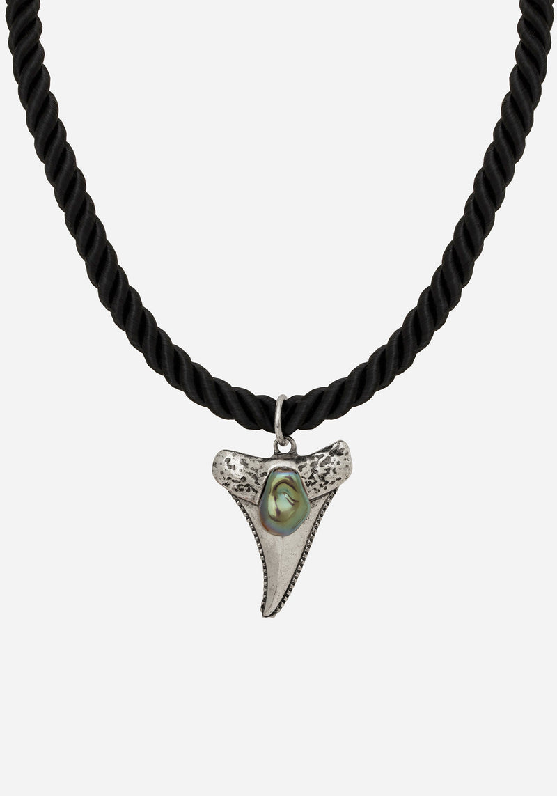 Shark Tooth Rope Necklace