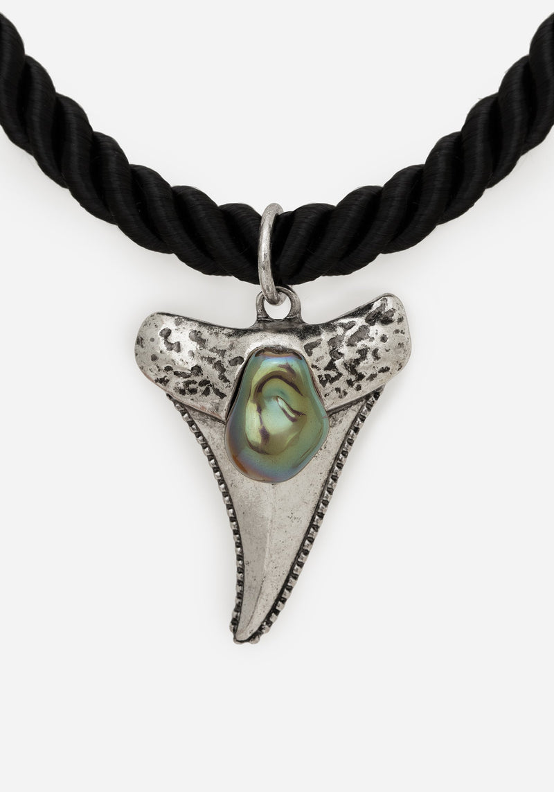 Shark Tooth Rope Necklace