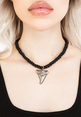 Shark Tooth Rope Necklace
