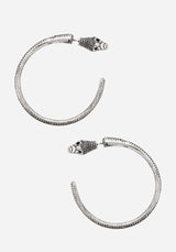 Ramona Snake Hoop Earrings