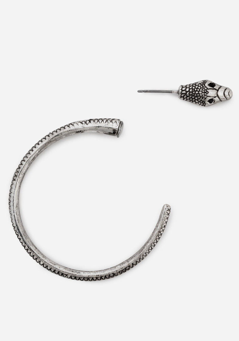 Ramona Snake Hoop Earrings