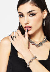 Silas Twisted Snake Chain Bracelet