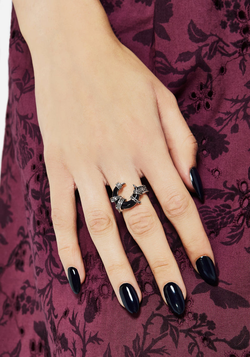 Asrai Moon Pendant Ring