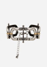 Electra Cross Link Chain Bracelet