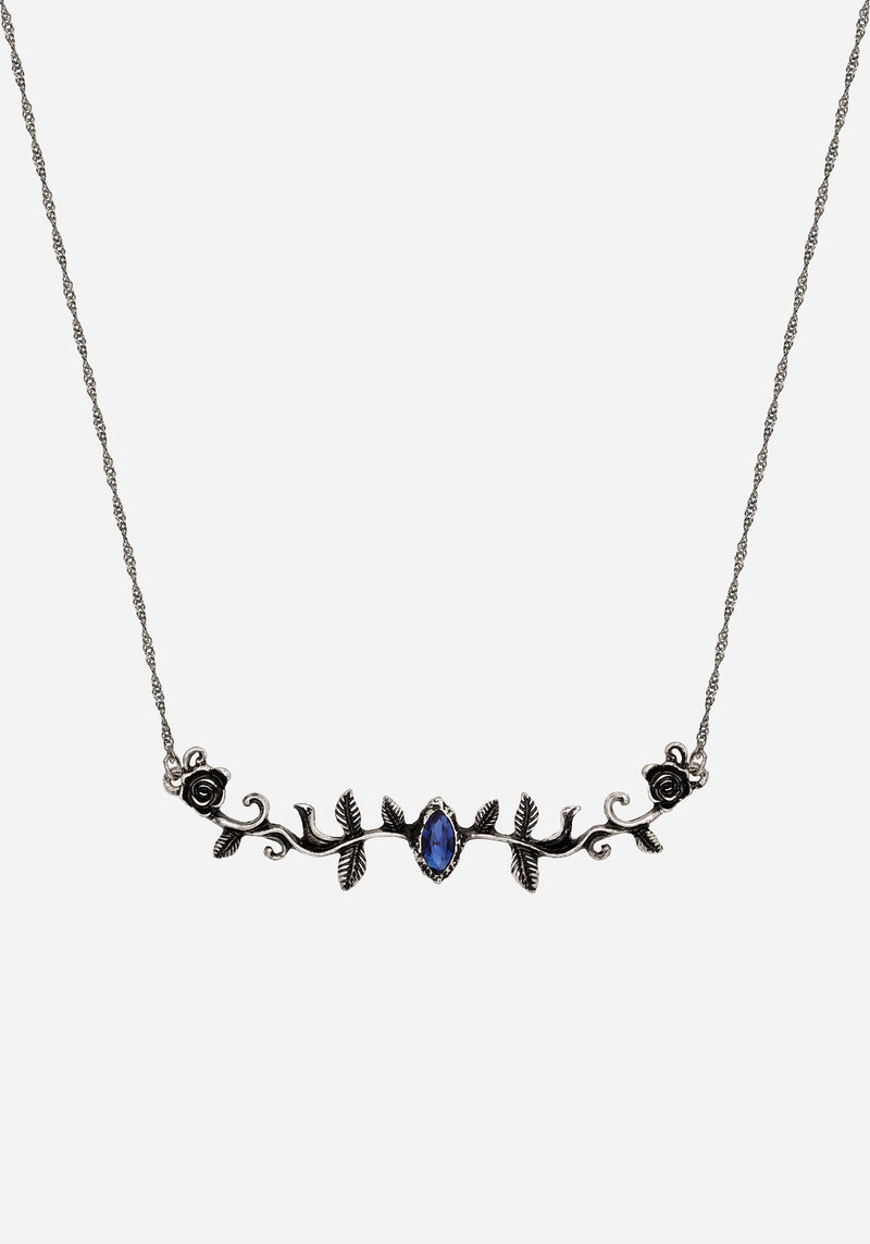 Widdershins Dark Rose Necklace