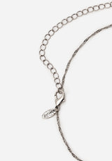 Widdershins Dark Rose Necklace