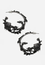 Petra Dragon Hoop Earrings