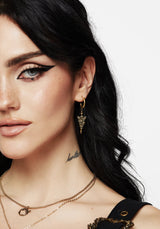 Maypole Fairy Dagger Drop Earrings