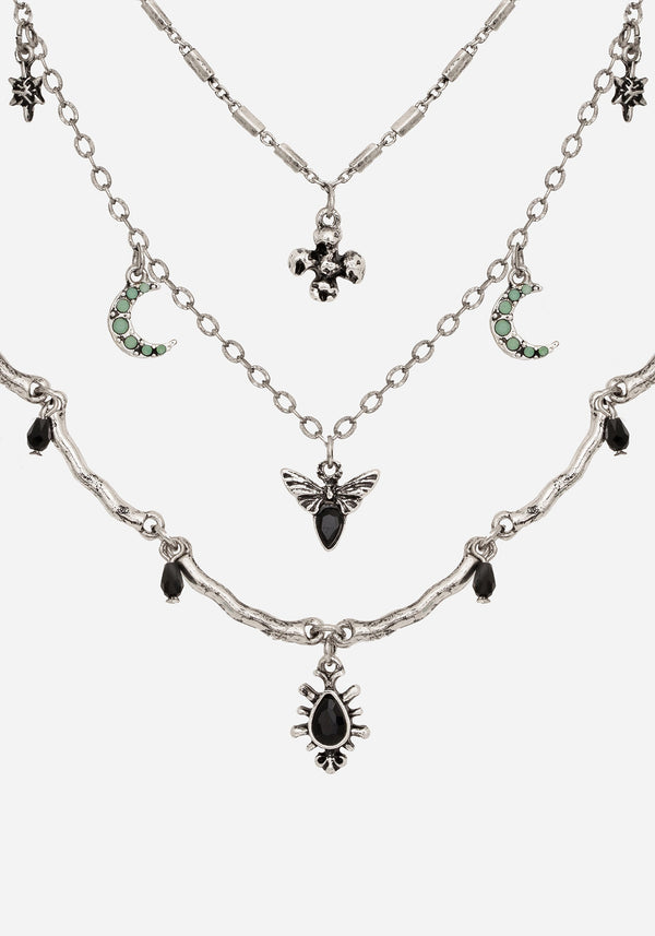Hermia Bugs Layered Necklace