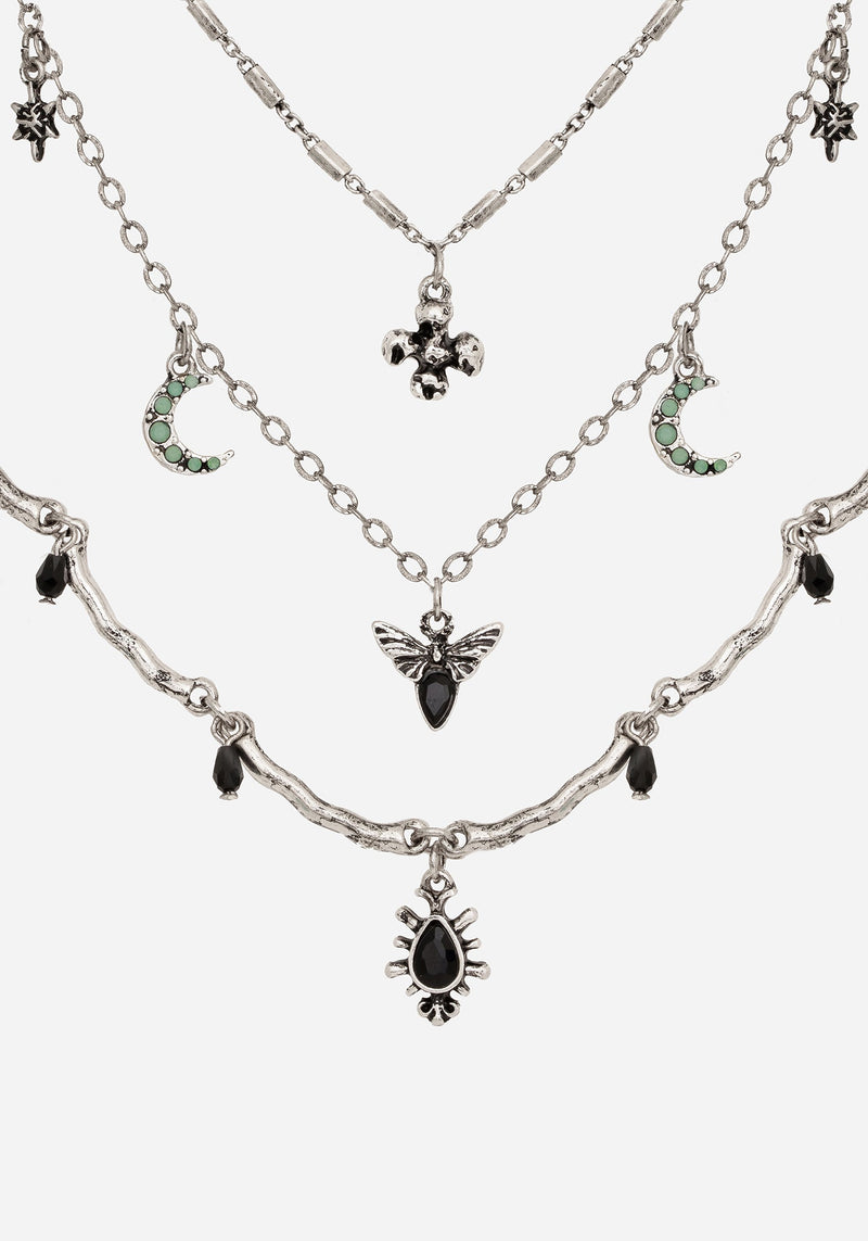 Hermia Bugs Layered Necklace