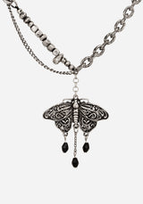 Rowan Moth Mixed Chain Necklace