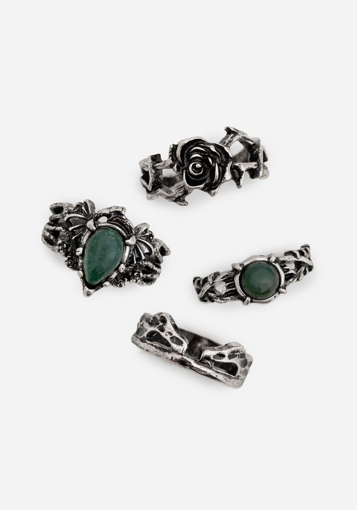Petra Dragon Ring Set