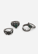 Petra Dragon Ring Set
