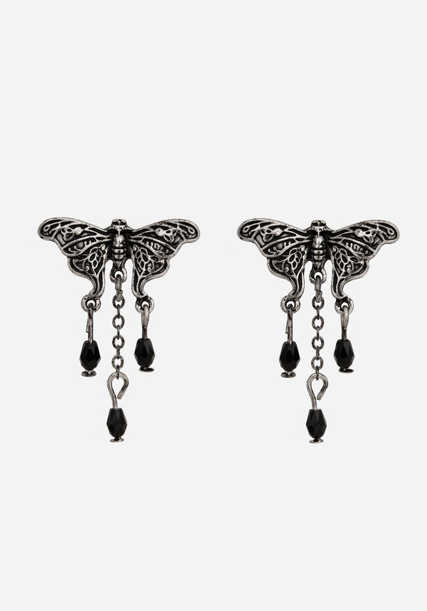 Rowan Moth Drop Earrings