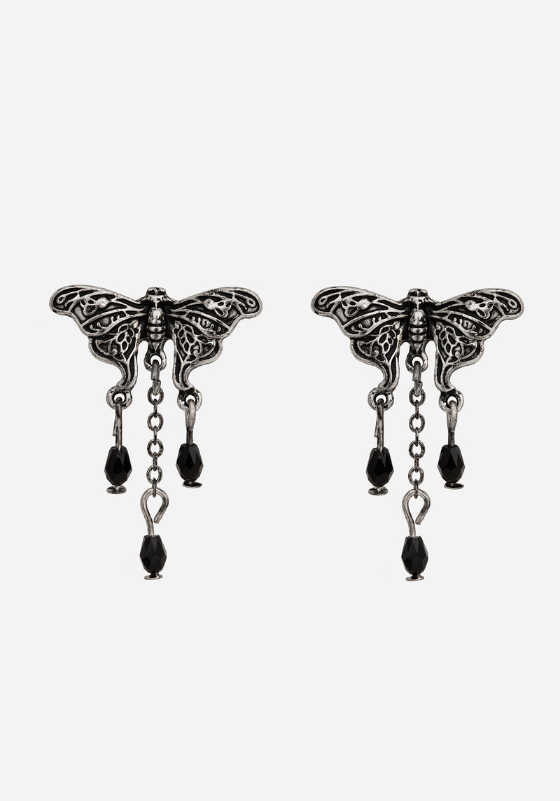 Rowan Moth Drop Earrings