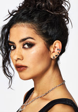 Moira Skull Stud Earrings Set
