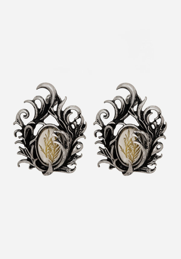 Marte Trapped Flower Earrings