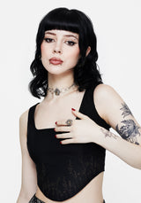 Marte Trapped Flower Ring